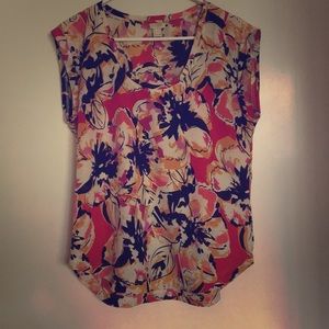 J. Crew Floral Blouse